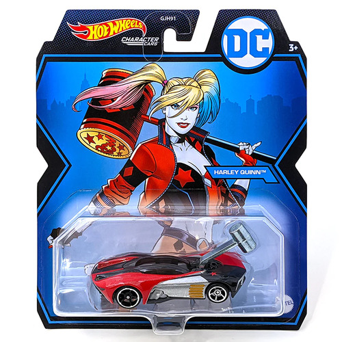Hot Wheels Character Cars DC Harley Quinn Hot Wheels Collectible - New, Unopened