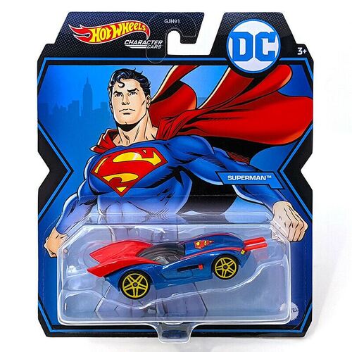Hot Wheels Character Cars DC Superman Hot Wheels Collectible - New, Unopened