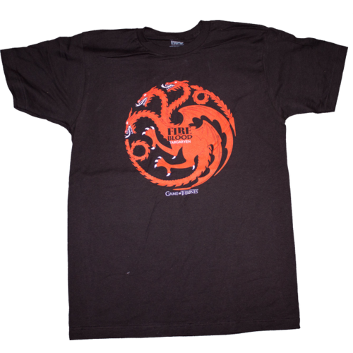 Game Of Thrones HBO Licensed T-Shirts - Targaryen Fire And Blood - Sizes New [Size: XL]