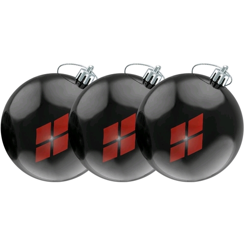 DC Comics Harley Quinn Christmas Bauble Ornaments (Set Of 3) - New, Mint Condition