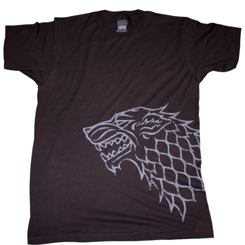 Game Of Thrones HBO Licensed T-Shirts - Distressed Stark Sigil - Sizes New [Size: Large]