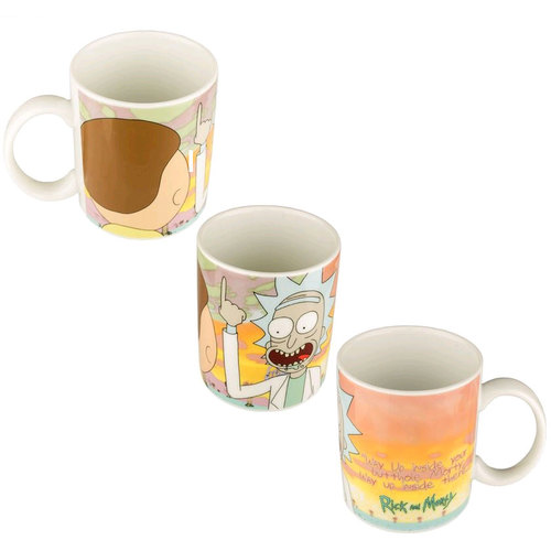 Rick And Morty Way Up Inside Coffee Tea Mug - New In Package