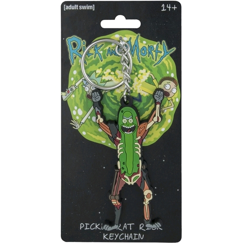 Adult Swim Rick And Morty Pickle Rat Rick Keychain - New, Mint Condition