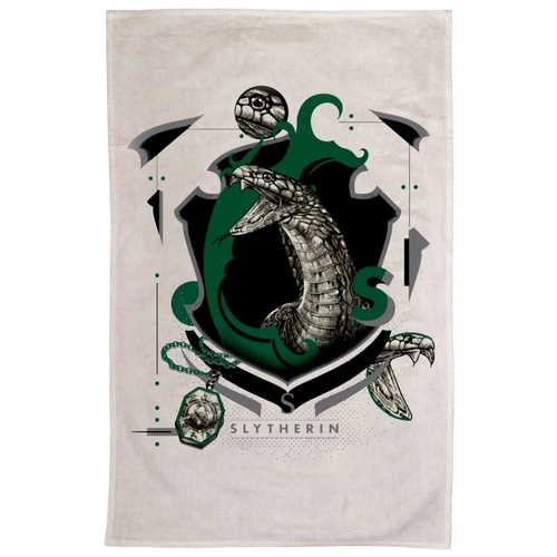 Harry Potter - Slytherin Tea Towel - New, With Tags