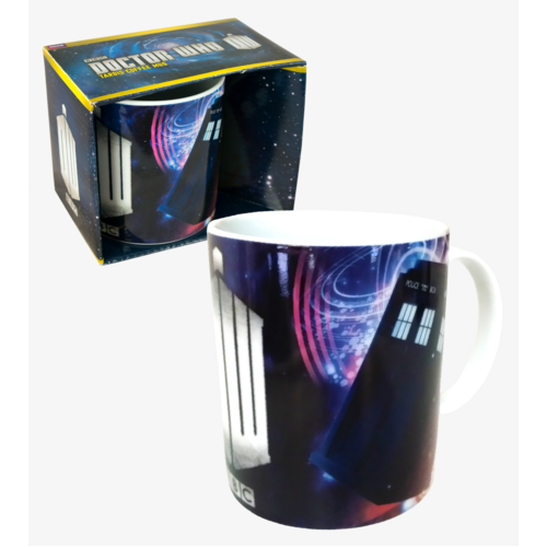 BBC Doctor Who TARDIS And Insignia Mug - New In Package