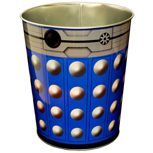 Doctor Who - Rubbish Bins - Various Design Choices - New, Mint Condition [Design: Dalek]