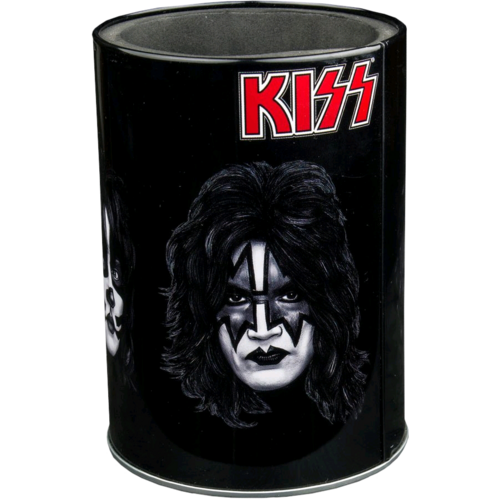 Ikon Collectibles KISS Band Faces Metal Can Cooler (Stubby Holder) - New