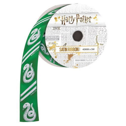 Harry Potter - Slytherin Satin Ribbon (40mm x 5 Metres)