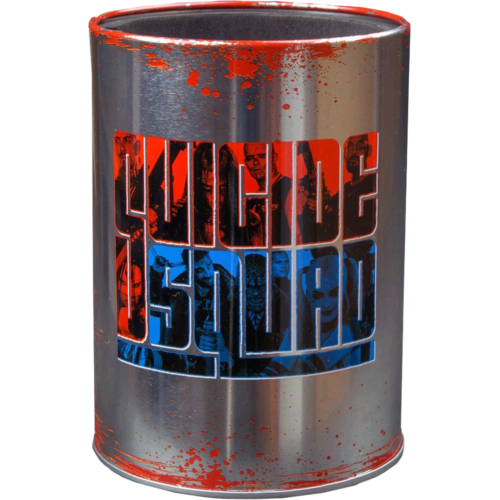 Ikon Collectibles DC Comics Suicide Squad Logo Metal Can Cooler (Stubby Holder) - New