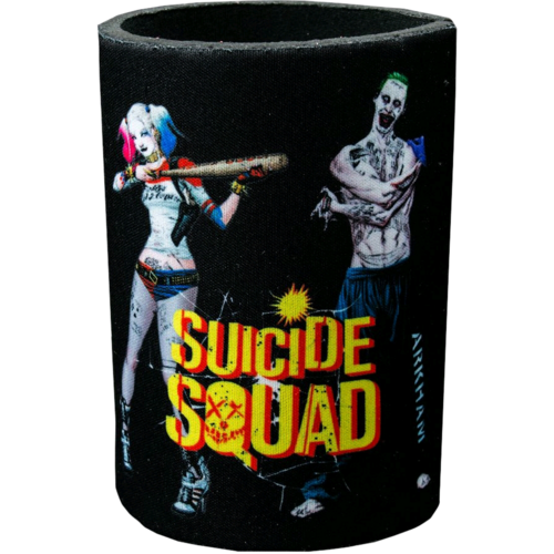 Ikon Collectibles DC Comics Suicide Squad The Joker And Harley Quinn Neoprene Can Cooler (Stubby Holder) - New In Package