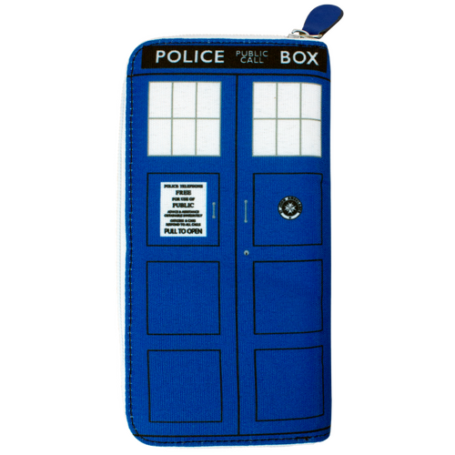 Doctor Who TARDIS Ladies Clutch Wallet by Ikon - New, With Tags