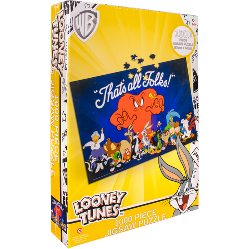 Looney Tunes - Cast 1000 Piece Jigsaw Puzzle By Ikon Collectables - New, Sealed