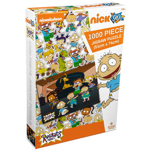 Rugrats - 'Lounge Room' 1000 Piece Jigsaw Puzzle By Ikon Collectables - New, Sealed