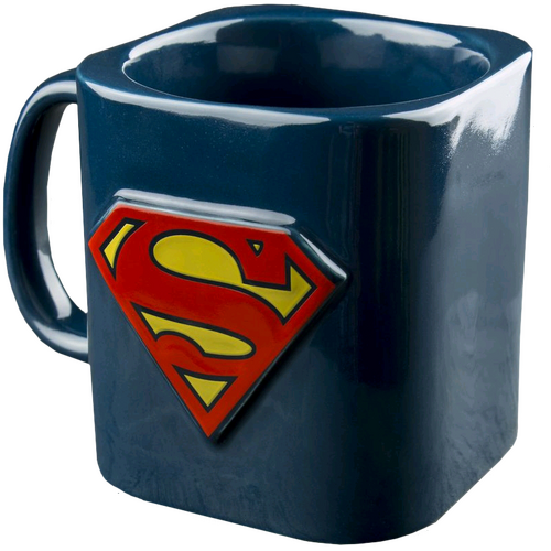 Ikon Collectibles DC Superman 3D Logo Mug - New, In Package