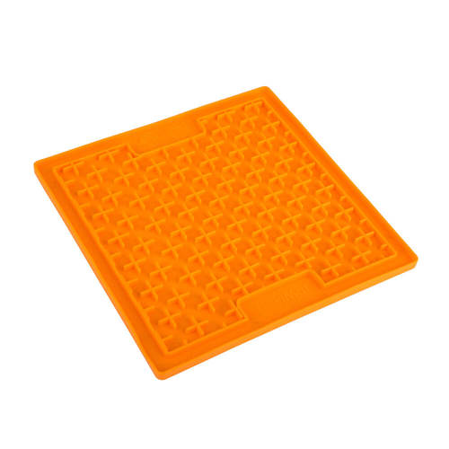 Lickimat Oral Health Boredom Buster For Dogs [Colour: Orange] [Style: Buddy]