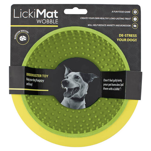 Lickimat Wobble Oral Health Boredom Buster For Dogs - Green