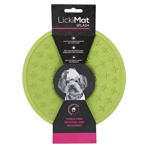 Lickimat Splash Oral Health Boredom Buster For Dogs - Green