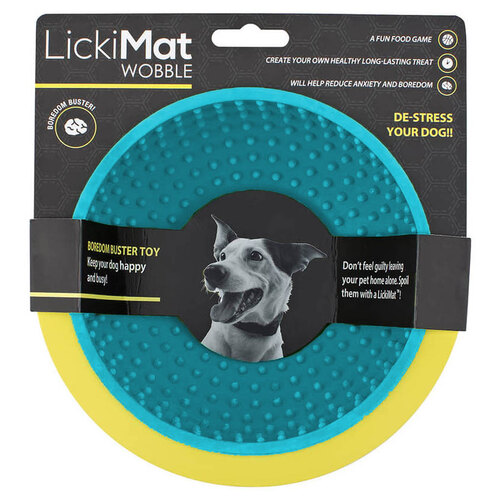 Lickimat Wobble Oral Health Boredom Buster For Dogs - Blue
