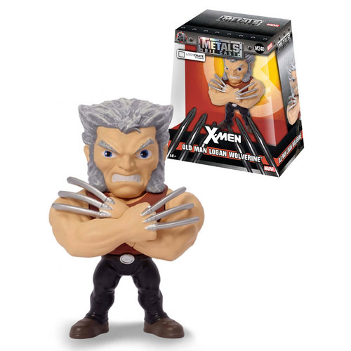 Jada Toys Metals Die Cast M240 4" X-Men Old Man Wolverine - Loot Crate Exclusive - New, Mint Condition