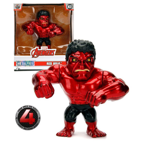 Jada Toys Metals Die Cast M321 4" Marvel Red Hulk - New, Mint Condition