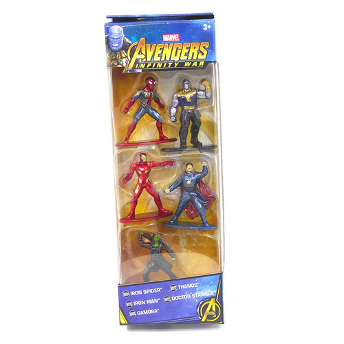 Jada Toys Metals Die Cast Nano Metalfigs - 5 Pack Marvel Avengers Infinity War #1 - New, Mint Condition