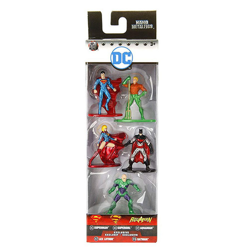 Jada Toys Metals Die Cast Nano Metalfigs - 5 Pack DC (Pack #2) - New, Mint Condition