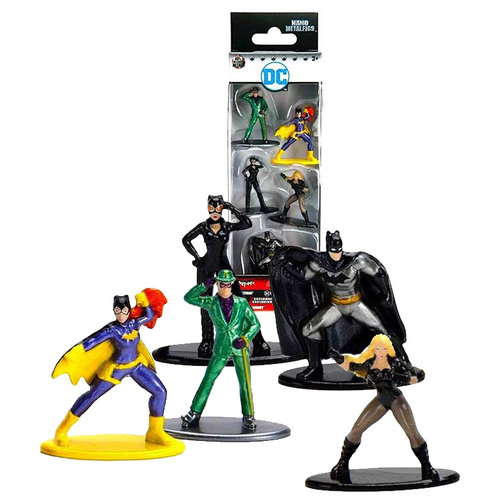 Jada Toys Metals Die Cast Nano Metalfigs - 5 Pack DC (Pack #3) - New, Mint Condition