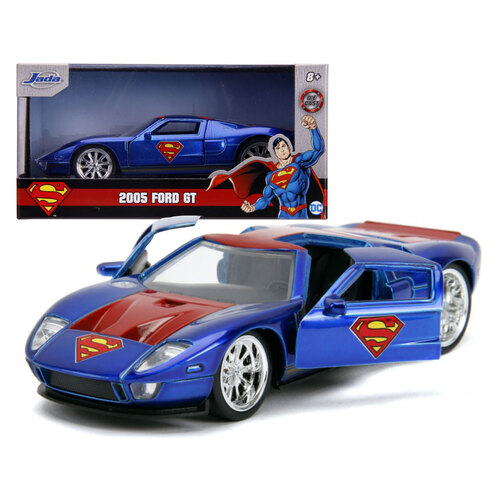 Jada Toys Metals Hollywood Rides - Superman 2005 Ford GT - New, Mint Condition