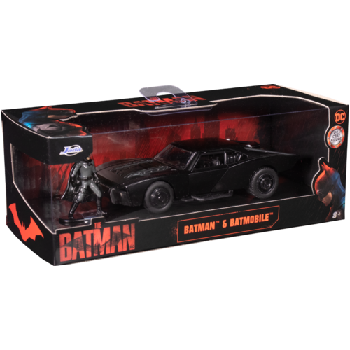 Jada Toys #32042 Hollywood Rides 1:32 The Batman - Batmobile (with Batman) Die-Cast Collectible - New, Sealed