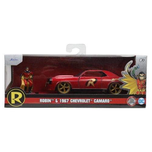 Jada Toys DC Comics Robin & 1967 Chevrolet Camaro 1:32 Die-Cast Collectible Vehicle - New, Sealed