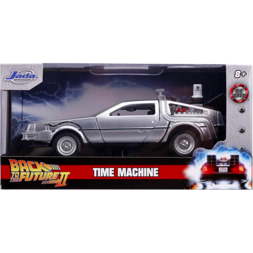 Jada Toys #30541 Back To The Future 2 Delorean 1:32 Die-Cast Collectible Vehicle - New, Unopened