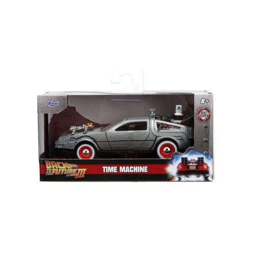 Jada Toys #32290 Back To The Future 3 Delorean 1:32 Die-Cast Collectible Vehicle - New, Unopened