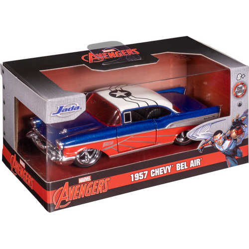 Jada Toys #31762 Marvel The Avengers Falcon 1957 Chevy Bel Air Die-Cast Collectible Vehicle - New, Unopened