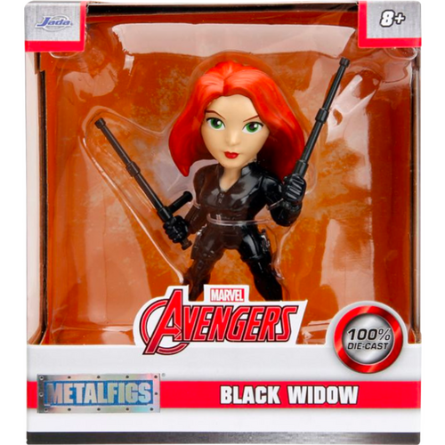 Jada Toys Marvel The Avengers Black Widow Die-Cast Collectible Figure - New, Sealed