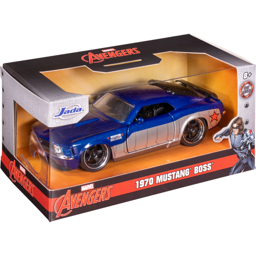 Jada Toys 99799 The Winter Soldier 1970 Mustang Boss 1:32 Die-Cast Collectible Vehicle - New