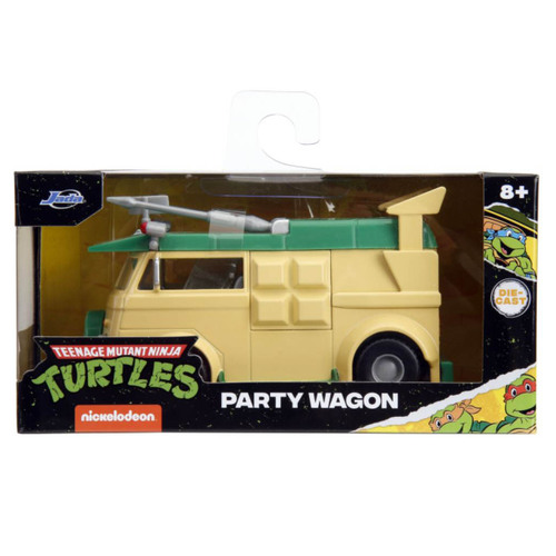 Jada Toys 99799 Teenage Mutant Ninja Turtles Party Wagon 1:32 Die-Cast Collectible Vehicle - New