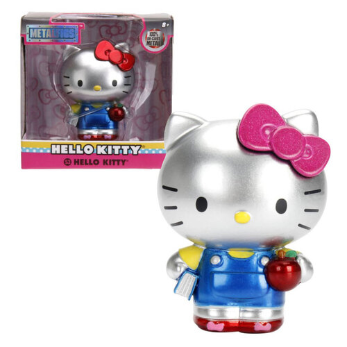 Jada Toys Metalfigs Sanrio Hello Kitty #84665 2.5" Die-Cast Collectible Figure (S3 Classic Outfit) - New, Sealed