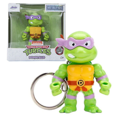 Jada Toys Metalfigs #85111 Teenage Mutant Ninja Turtles Donatello 2.5" Die-Cast Figure Keychain - New, Sealed