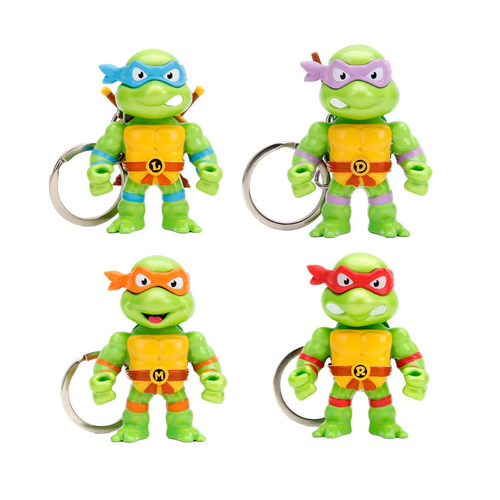 Jada Toys Metalfigs Teenage Mutant Ninja Turtles 2.5" Die-Cast Collectible Figure (Set Of 4) - New, Sealed