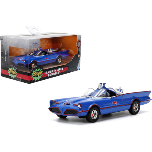 Jada Toys Batman Classic TV Series Batmobile (Blue) 1:32 Die-Cast Collectible Vehicle - New, Sealed