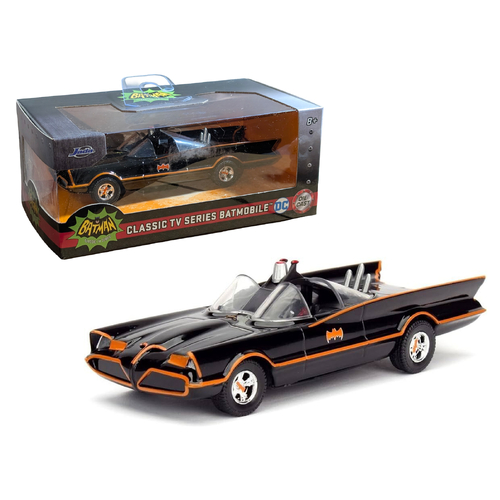 Jada Toys Batman Classic TV Series Batmobile (Black) 1:32 Die-Cast Collectible Vehicle - New, Sealed