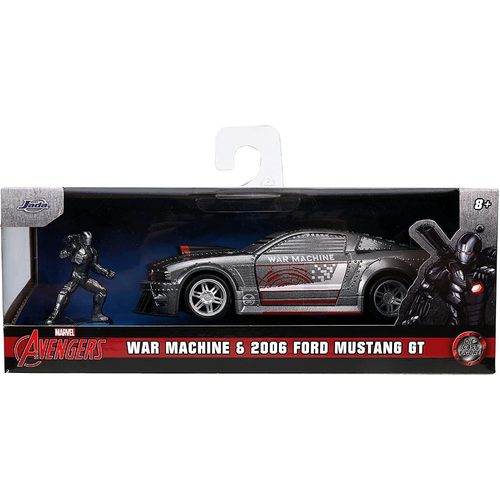 Jada Toys War Machine & 2006 Ford Mustang GT 1:32 Die-Cast Collectible Vehicle - New, Sealed