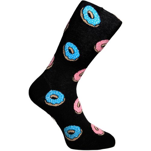 Novelty Iced Donuts Crew Socks By Kenji - One Size Fits Most - New