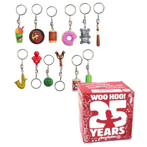 simpsons 25 years keychain