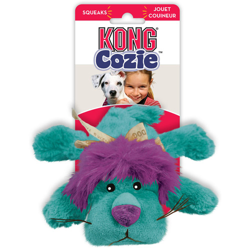 KONG Cozies For Dogs in Two Sizes and Designs [Size: Small/Medium] [Design: Lion]