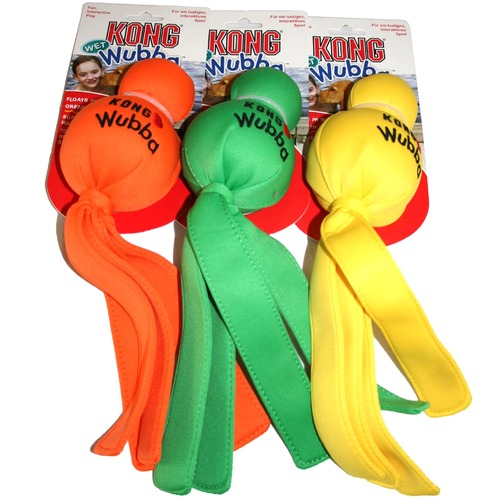 KONG Wet Water Wubba For Dogs in Two Sizes [Size: Large]