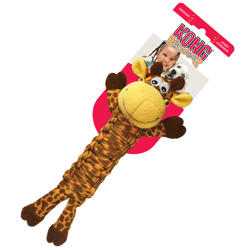 KONG Bendeez For Dogs in Two Sizes and Four Designs [Size: Large] [Design: Giraffe]