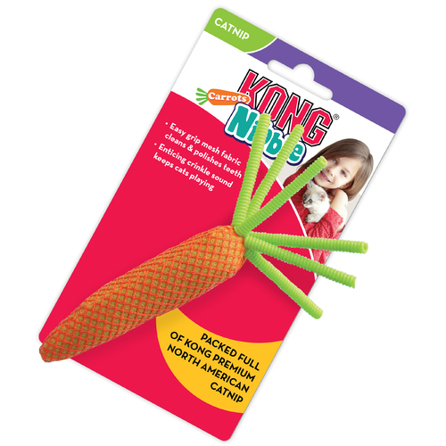 Kong Nibble Carrots - Catnip Toy For Cats & Kittens