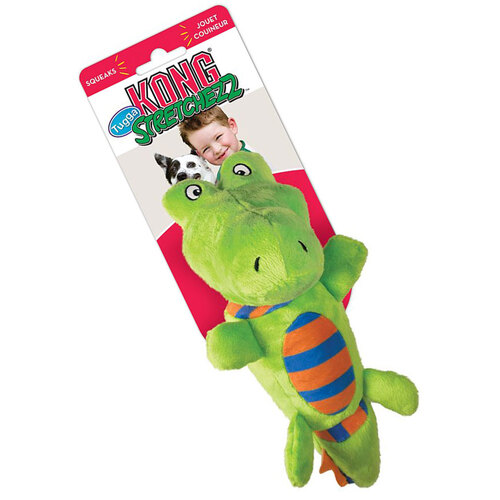 Kong Tugga Stretchezz - Alligator - Shake/Tug Toy For Dogs - Small