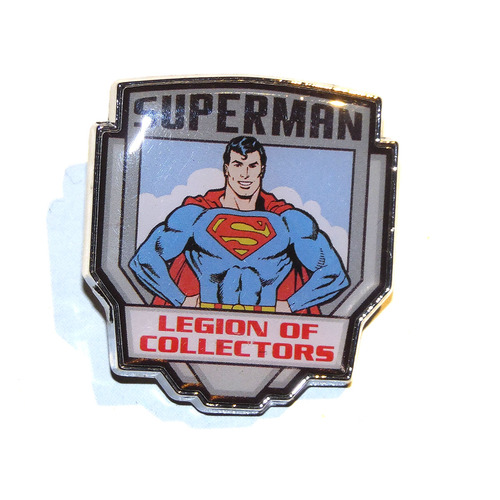 Legion Of Collectors DC Superman Souvenir Pin/Badge - New, Sealed